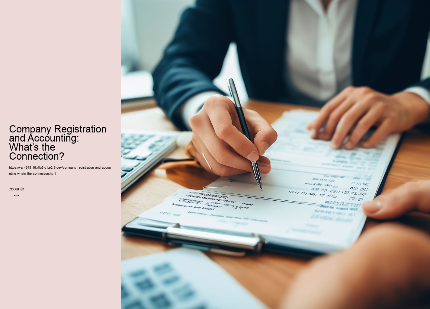 Company Registration and Accounting: What’s the Connection?