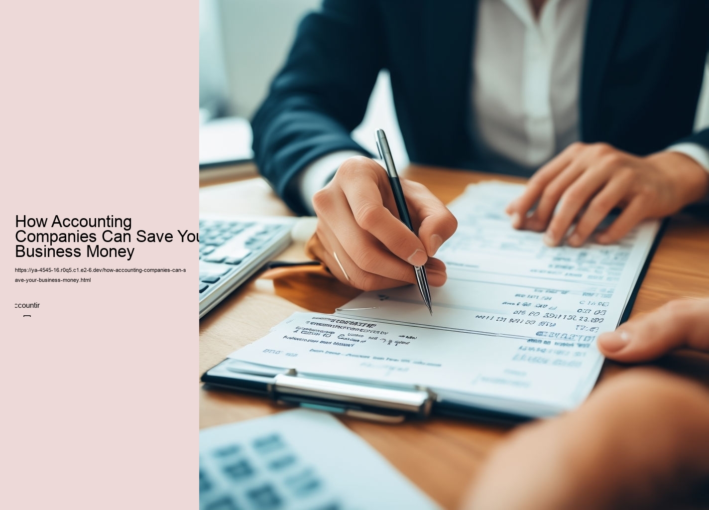 How Accounting Companies Can Save Your Business Money